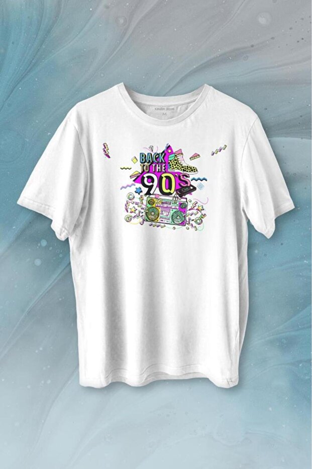 Nineties Pop 90's Retro Vintage Printed T-Shirt Unisex T-shirt