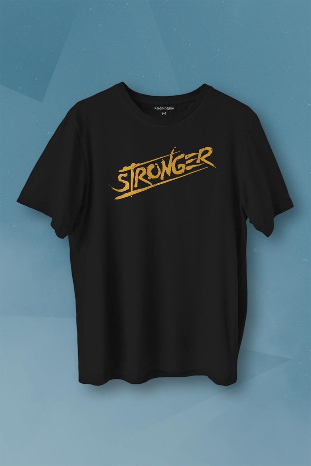 Stronger Stronger Athlete Gym Fitness Sports Printed T-Shirt Unisex T-shirt
