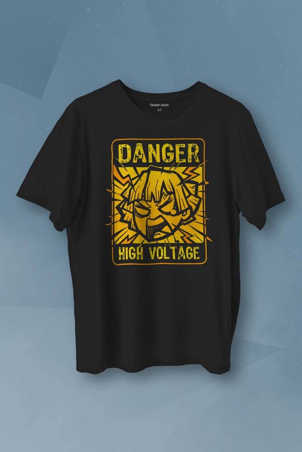 Demon Slayer T-Shirt Zenitsu Anime Tanjiro Nezuko Short Sleeve Unisex T-shirt