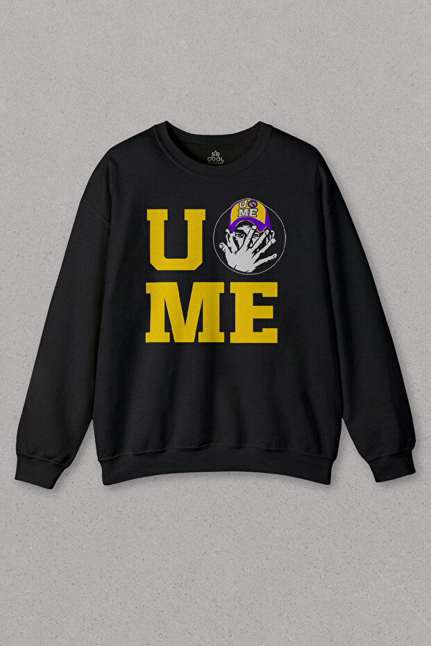 Unisex Sweatshirt John Cena You Never Give Me Up Funeral Never Give Up Printed Sweat