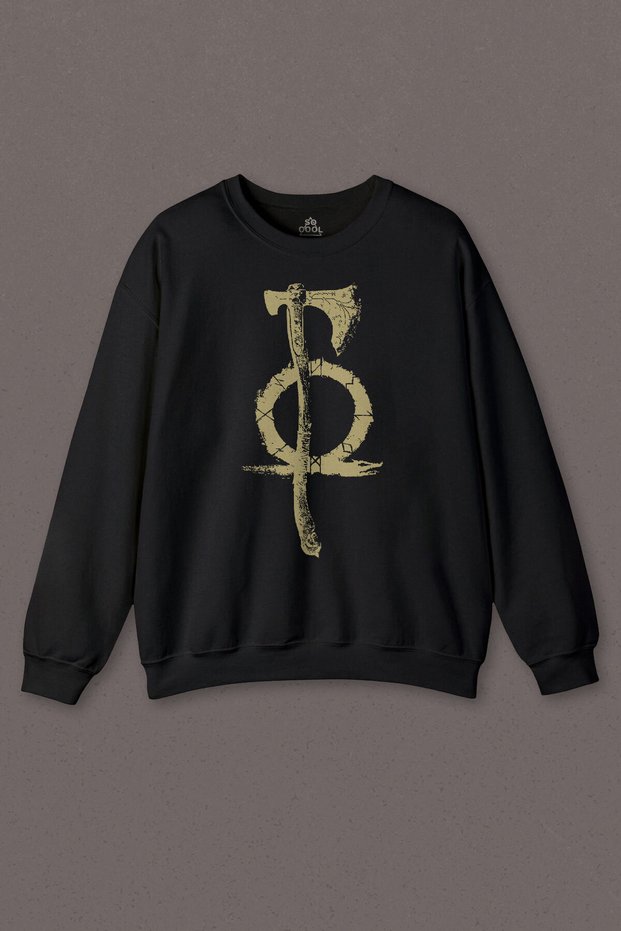 God Of War 4 Ax Game Gamer Gow Printed Sweatshirt