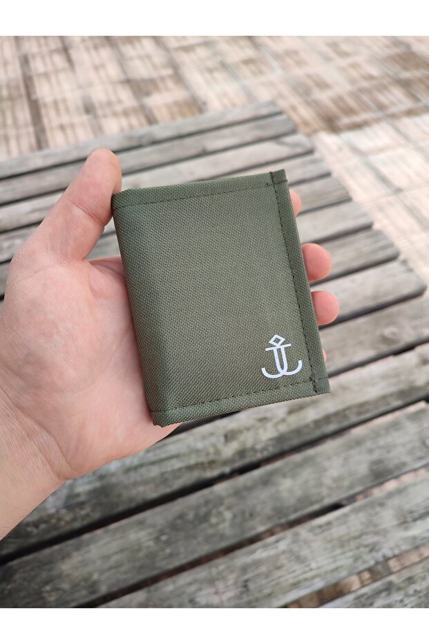 Unisex Wallet with Velcro Zipper and Keychain Coin Compartment / Velcro Wallet