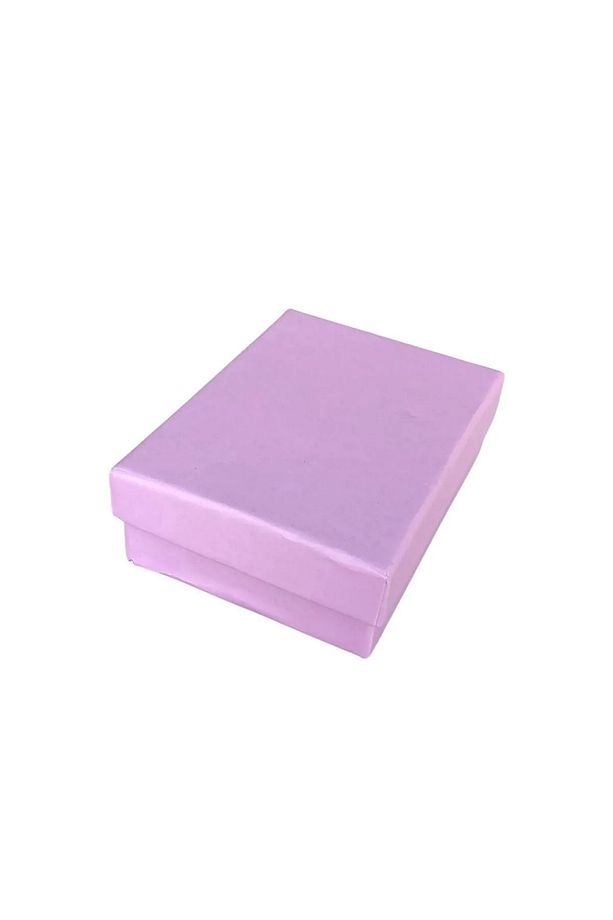 24 Adet Lila Karton Takı Kolye İçi Süngerli Mini Set Kutusu - 1
