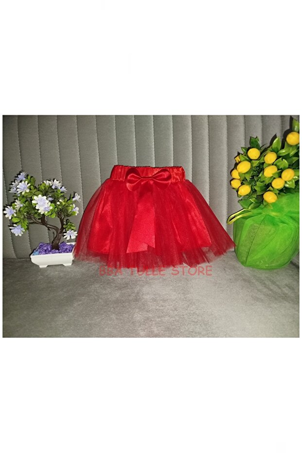 Red Tutu Skirt for Girls 1-2 Years - April 23 (Lined) Tutu Skirt