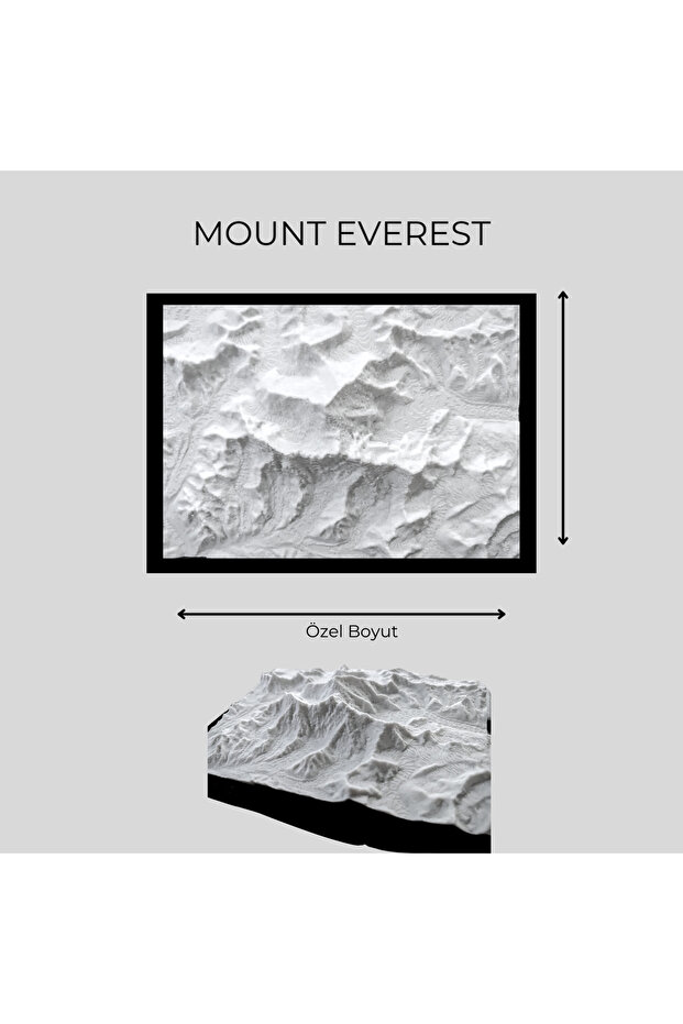 3D Everest Harita Tablo - 2