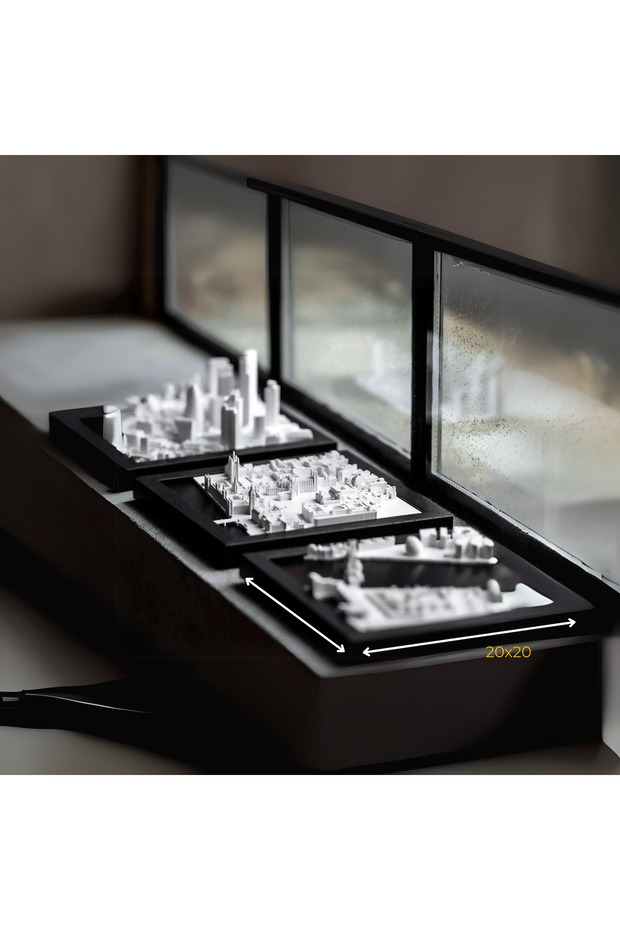 3D PARIS Harita Tablo - 4