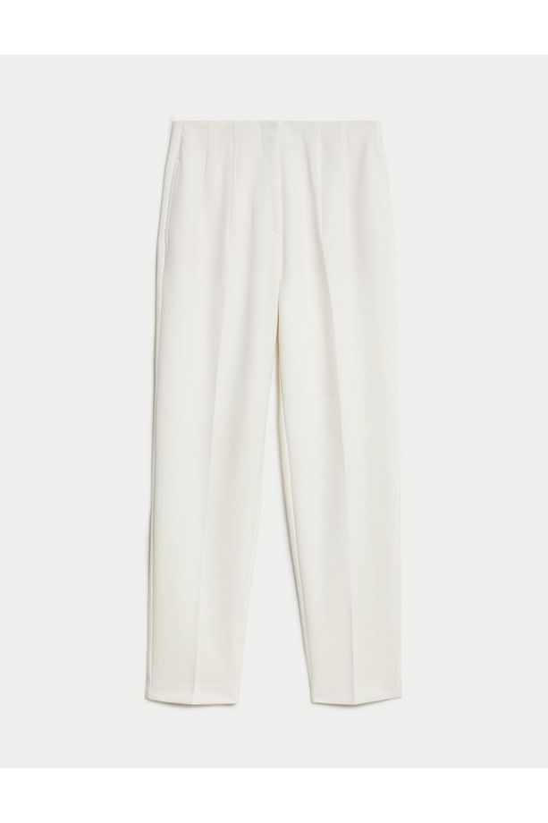 Yüksek Bel Tapered Fit Pantolon - 5