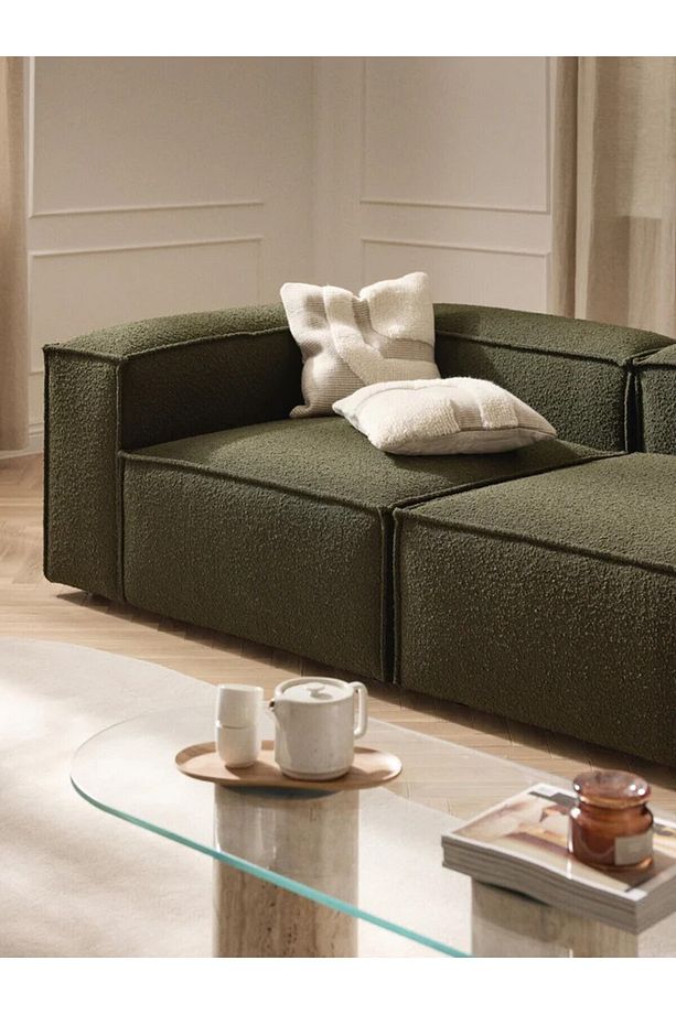 Yumuşak Oturumlu Soft Modüler Kanepe, Bukle (4-Kişilik) - InNature HOme - 3