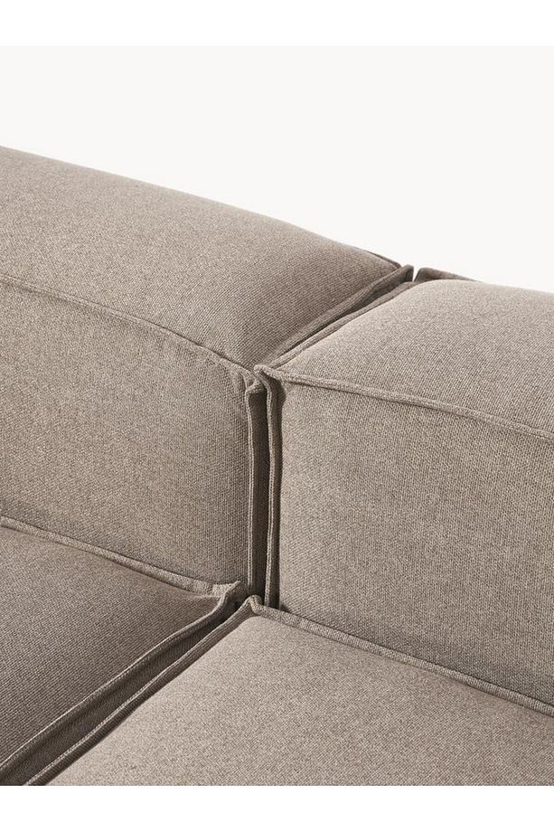 Soft Yumuşak Oturumlu Üç Modüllü Uzanmalı Modüler Kanepe, Keten - InNature Home - 7