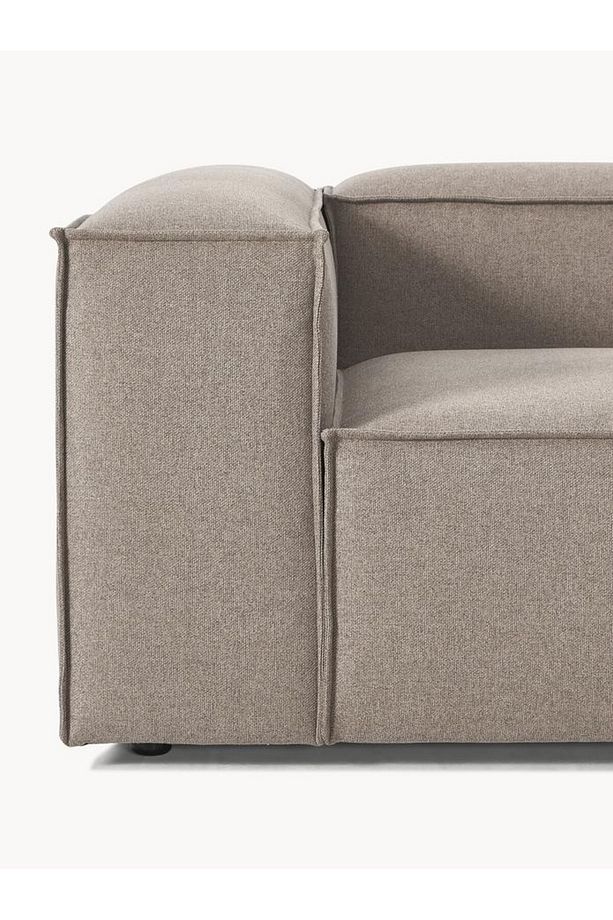Soft Yumuşak Oturumlu Üç Modüllü Uzanmalı Modüler Kanepe, Keten - InNature Home - 6