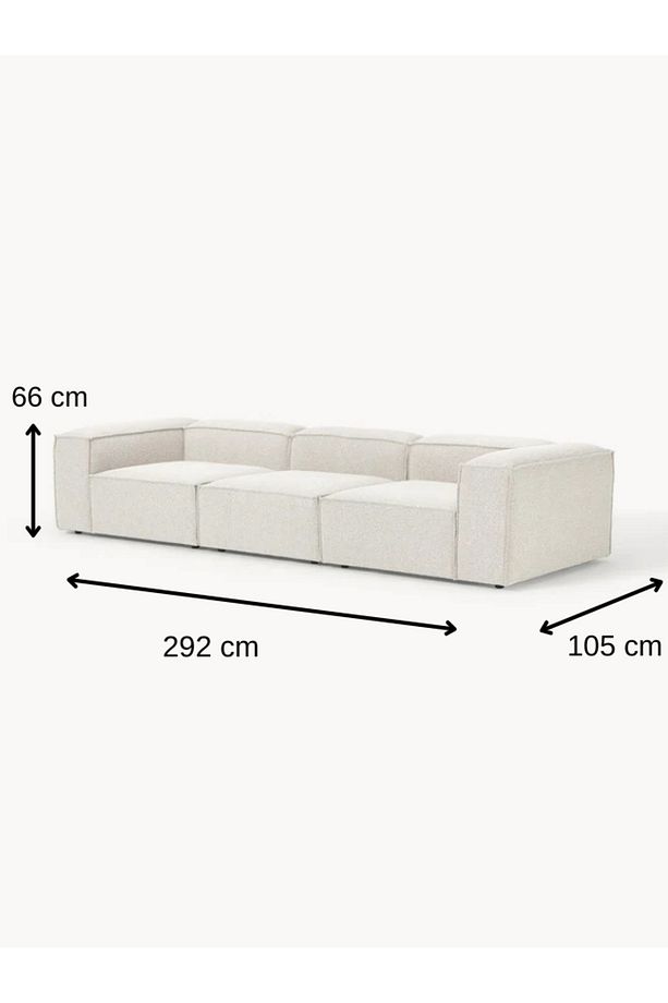 Yumuşak Oturumlu Soft Modüler Kanepe, Bukle (4-Kişilik) - InNature HOme - 8