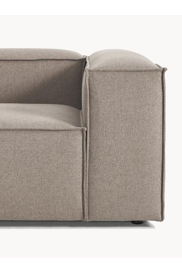 Soft Yumuşak Oturumlu Üç Modüllü Uzanmalı Modüler Kanepe, Keten - InNature Home - 6
