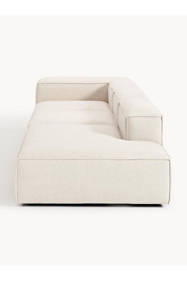 Soft Yumuşak Oturumlu Üç Modüllü Uzanmalı Modüler Kanepe, Keten - InNature Home - 6