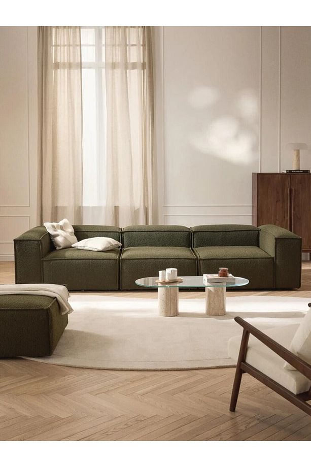 Yumuşak Oturumlu Soft Modüler Kanepe, Bukle (4-Kişilik) - InNature HOme - 1