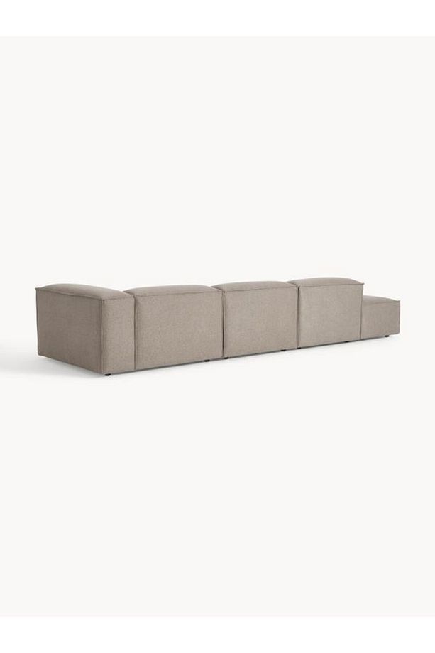 Soft Yumuşak Oturumlu Üç Modüllü Uzanmalı Modüler Kanepe, Keten - InNature Home - 5