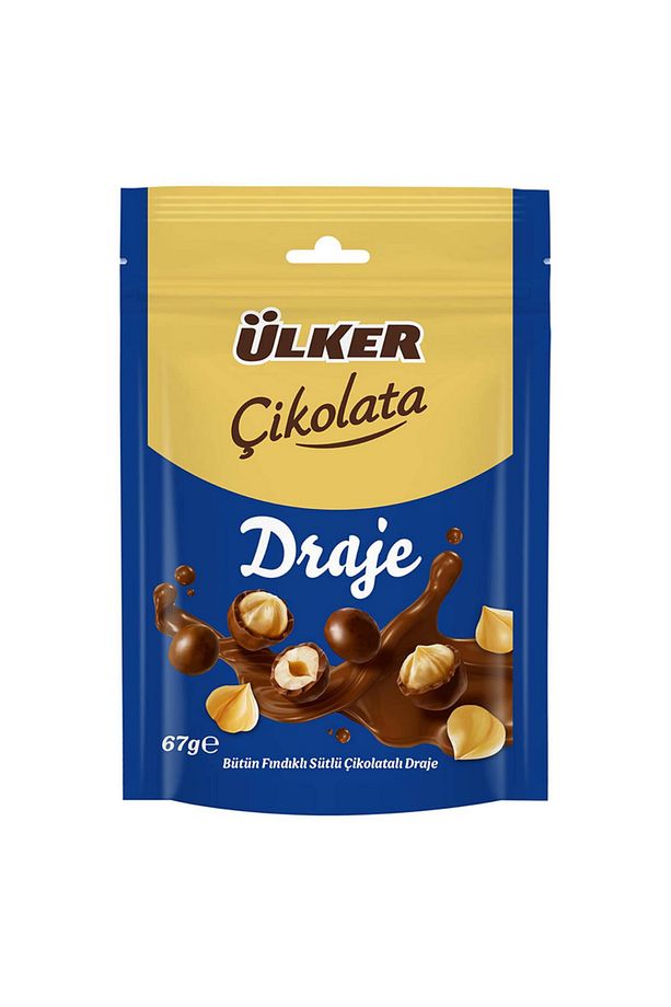 Ülker Draje Çikolata Sütlü Fındıklı 67 G - 1