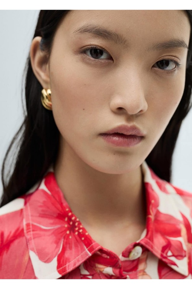 Çiçek desenli kısa tulum - 5