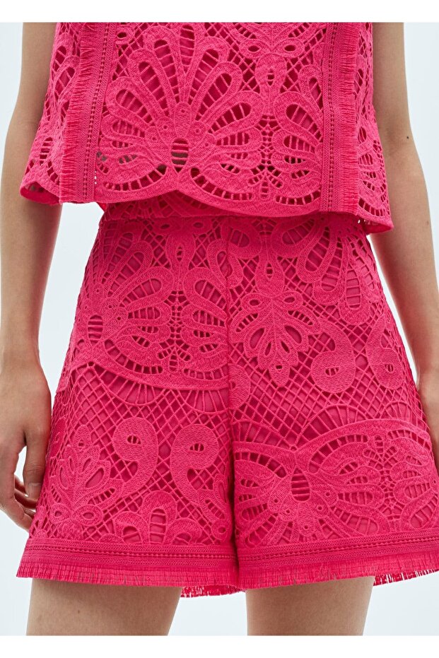 Kroşe triko şort - 1