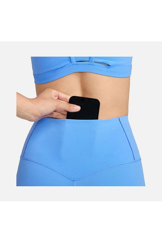 Dri-Fit Zenvy Gentle-Support InfinaSoft High-Waisted 7/8 Training Mavi Kadın Tayt - 6