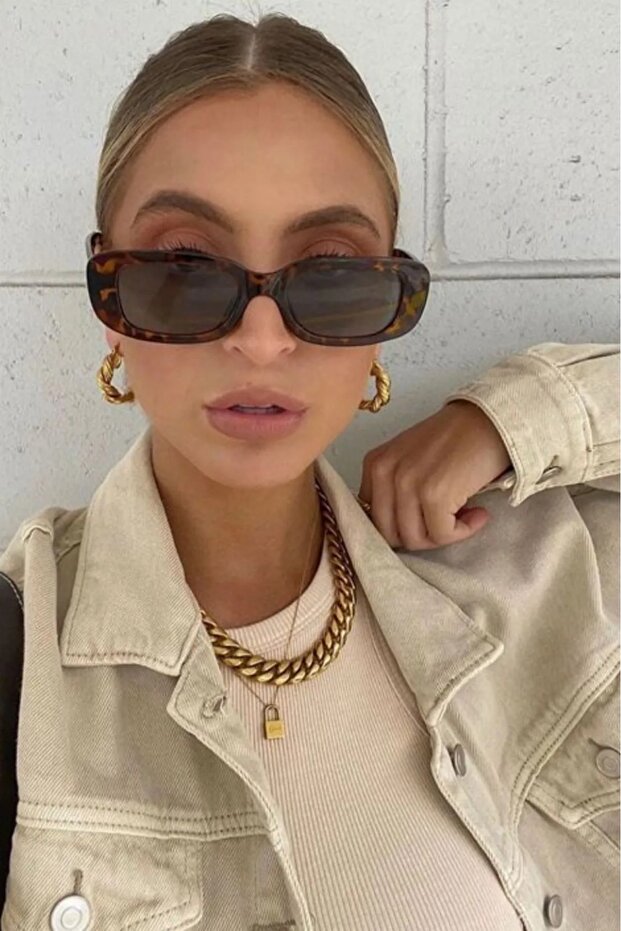 Leopard Brown Sunglasses - 3