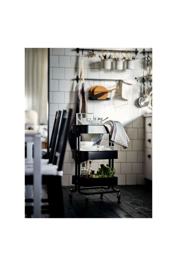 Rashult Servis Arabası, Siyah - 1