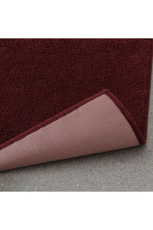 Dark Red Bath Mat - 2