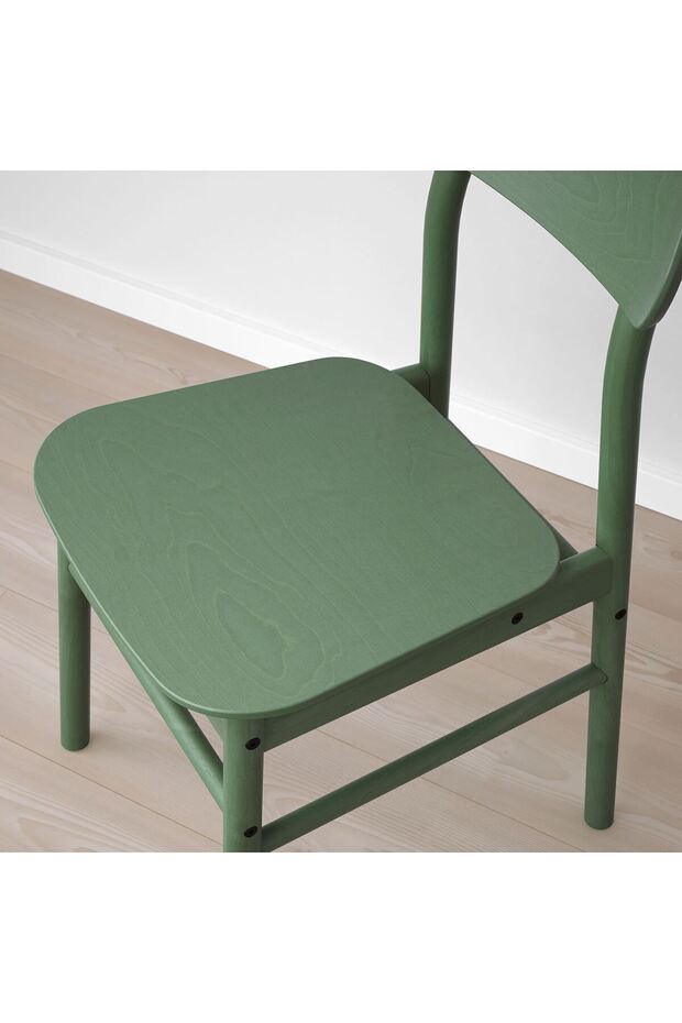 RÖNNINGE ahşap sandalye, yeşil - 8