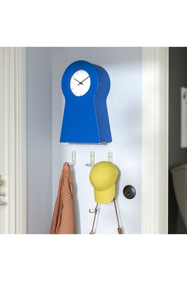 PS 1995 duvar saati, mavi, 48 cm - 2