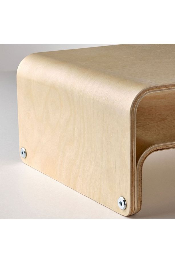 Ahşap Ekran ve Monitör Yükseltici, Monitör Standı 2 Farklı Kullanım-52x26 cm - 3