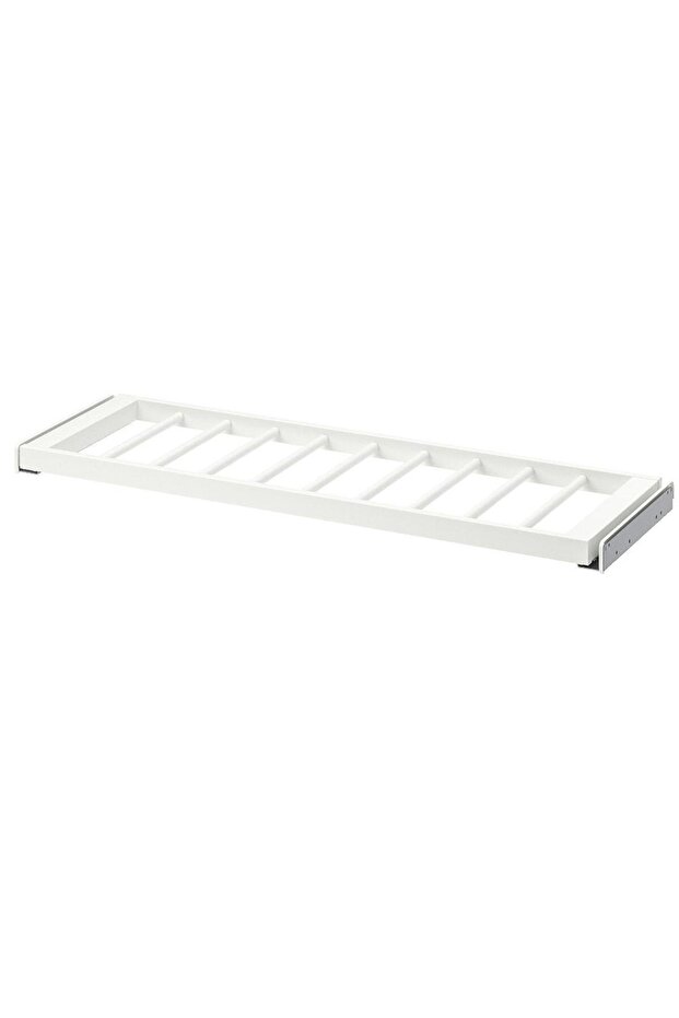 Umeraș pentru pantaloni glisant complementar, alb 100x35 cm