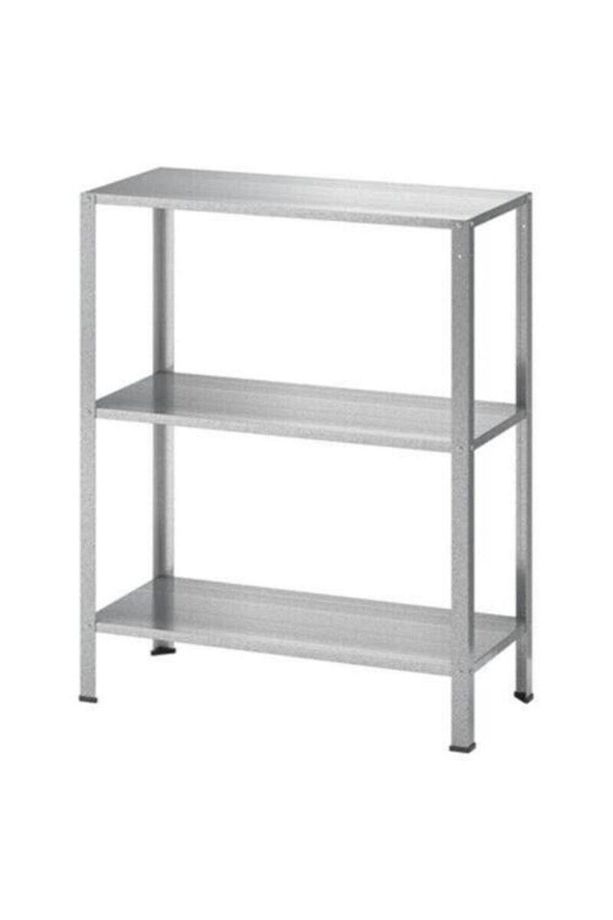 Moye Store Hyllis Bahçe Balkon Açık Raf Ünitesi 27 X 60 X 74 Galvanizli Çelik - 1