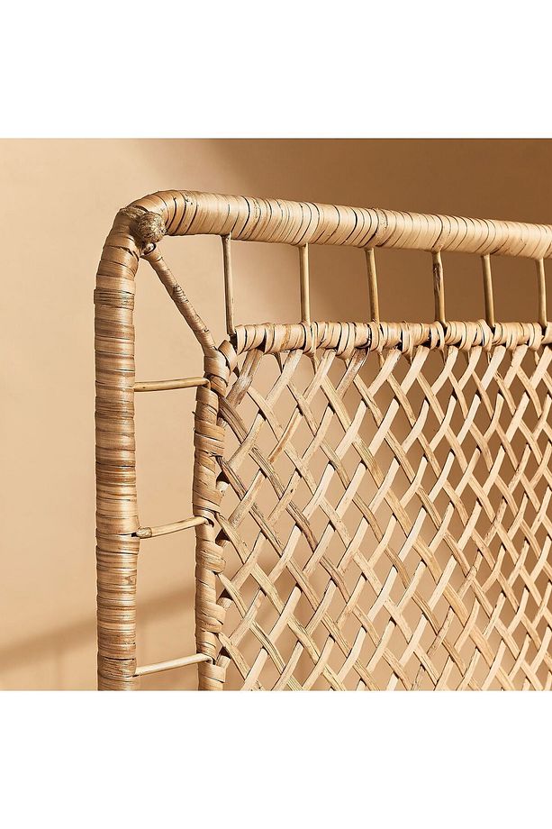 yatak başı, rattan, el yapımı - 4
