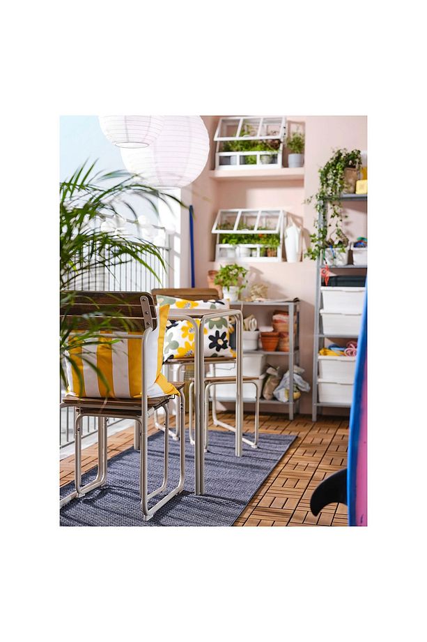 Balkon Masa Seti, 1 Masa 2 Sandalye 2 Tabure, 5 PARÇA - 2