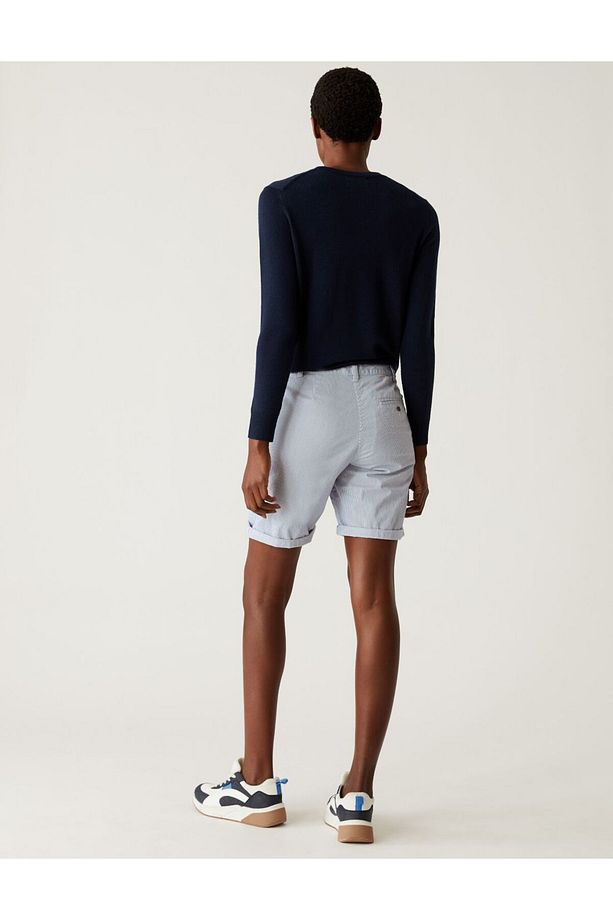 Regular Fit Chino Şort - 4