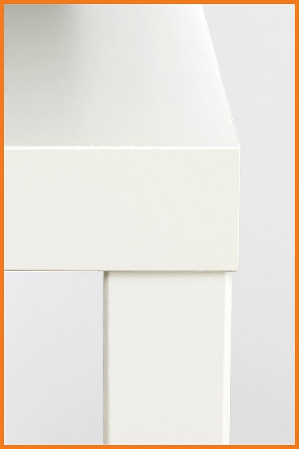 Zigon Orta Sehpa Seti 2 Adet Kare İç İçe Geçmeli Kare Melamin Kaplama MDF 55x45x55 Beyaz - 6