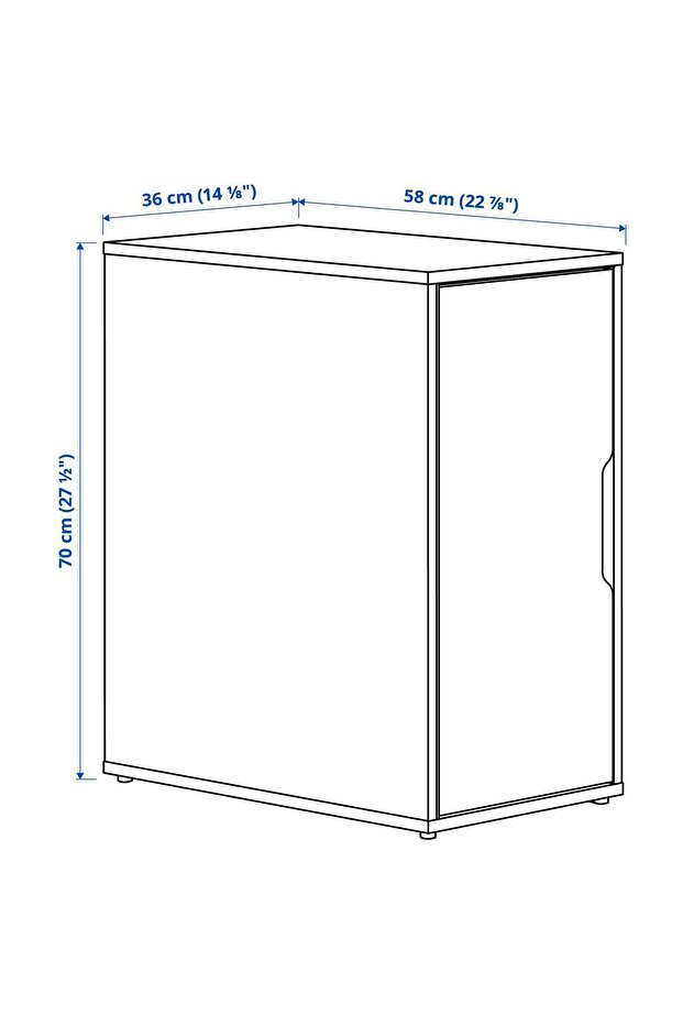 ofis dolabı , 36x70 cm - 3
