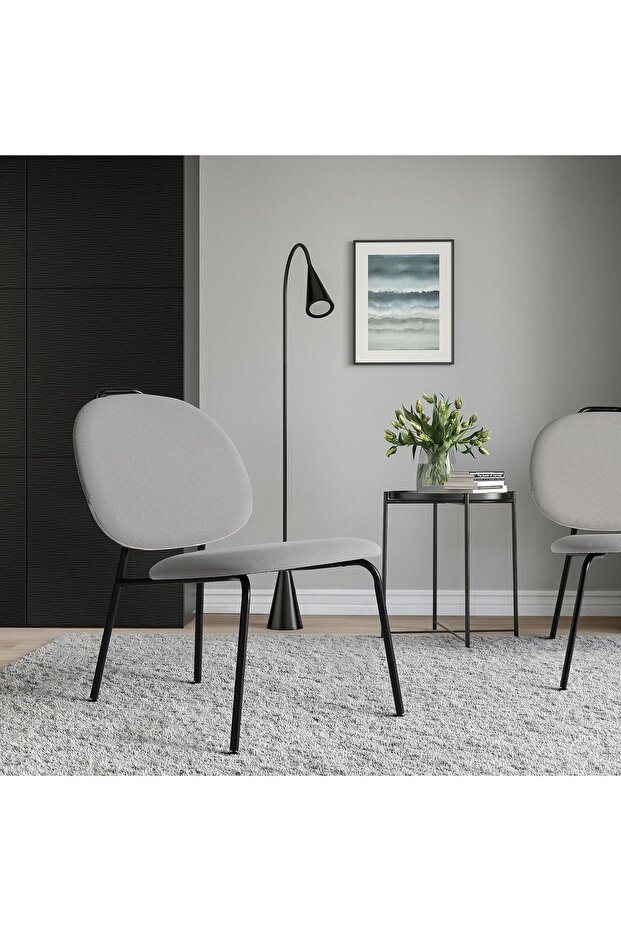 tekli koltuk, diseröd gri - 1