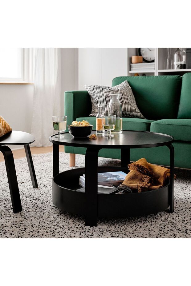 orta sehpa, siyah, 70 cm - 3