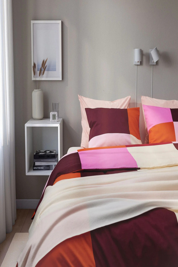 Brunkrissla Double Duvet Cover Set, Pink, 240X220/50X60 cm