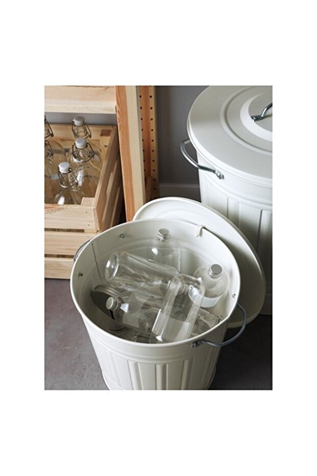 Knodd Çöp Kutusu Beyaz - 3