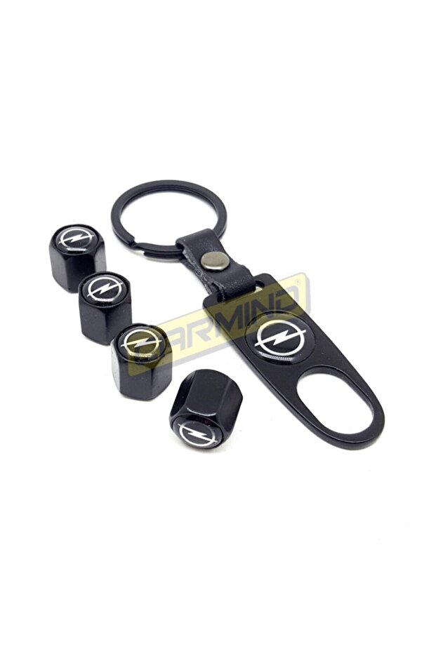 Opel Plastic Valve Cover and Keychain Set