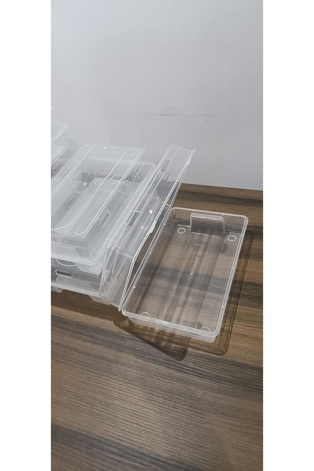 Bafhome Şeffaf Kadın Ayakkabı Kutusu 10 Lu Paket - 4