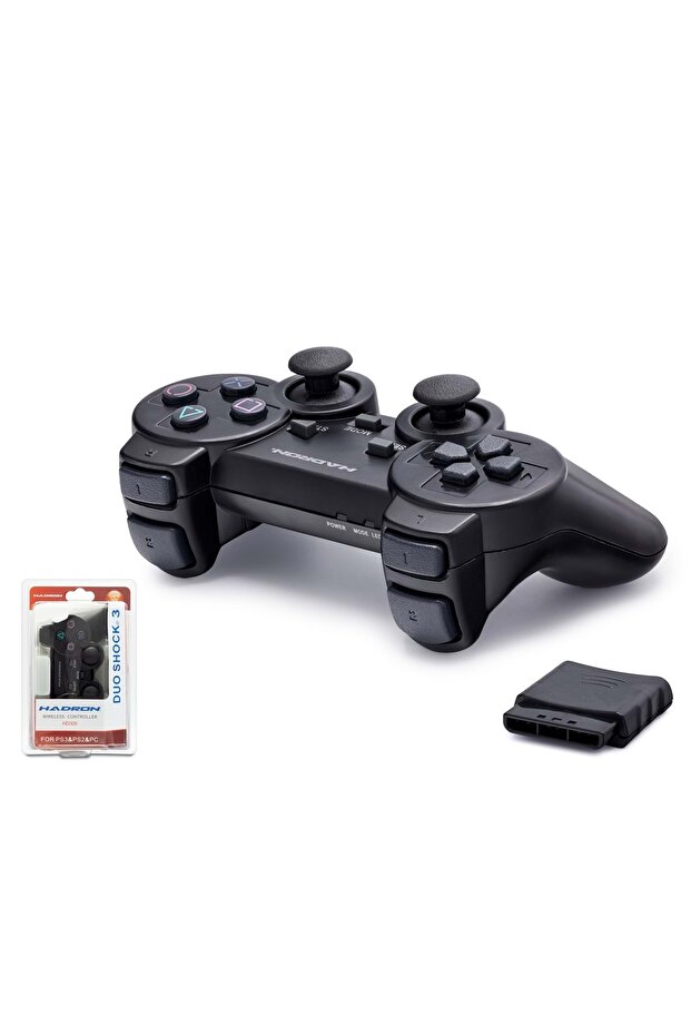 Wireless Gamepad Pc + Ps2 + Ps3 3In1 Siyah - 1