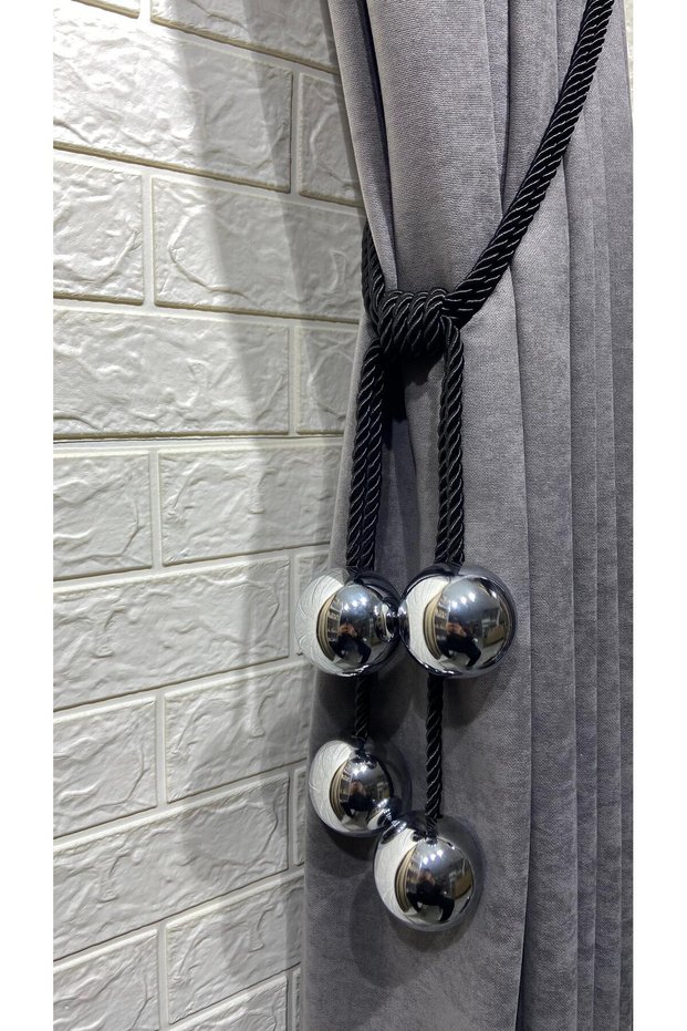 Curtain Accessory Corneche Tactical Metal 4 Ball Luxury Bracelet 1 PIECE CORNICH IS INSTALLED