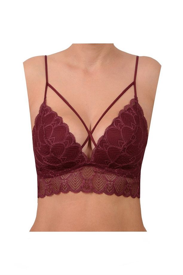 Mozi Bralet Şarap Rengi - 1