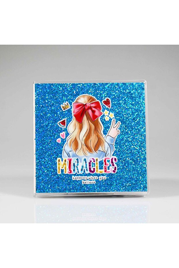 دفتر ملاحظات صغير من MIRACLES باللون الأزرق - 1