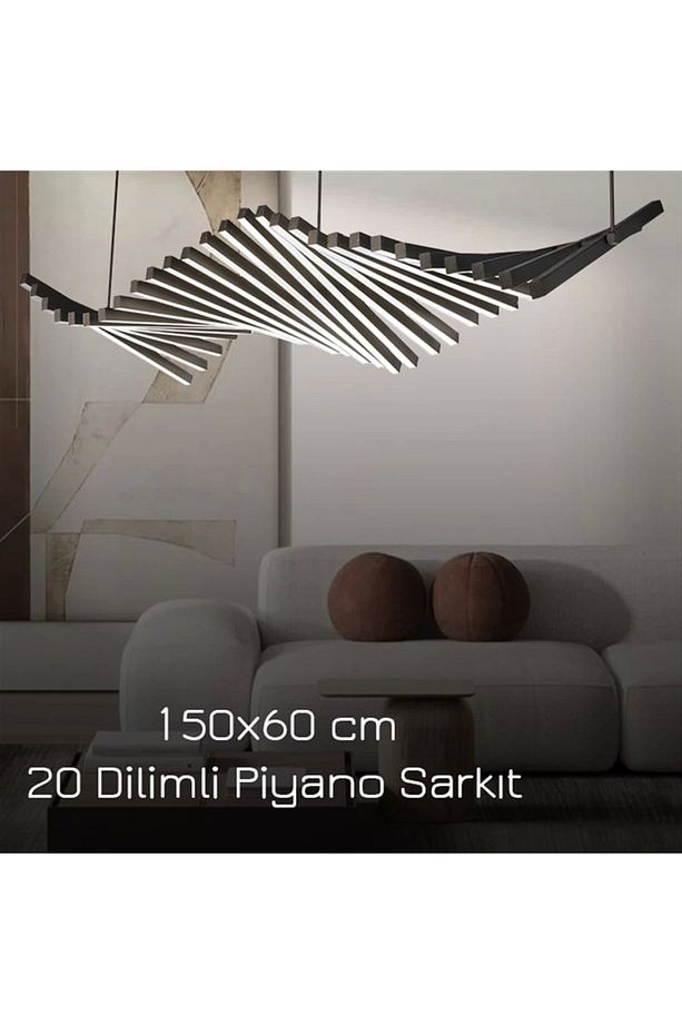 Lüks Modern Ledli Piyano Avize Günışığı Mutfak Üzeri Aydınlatma Ve Sarkıt Avize - 2