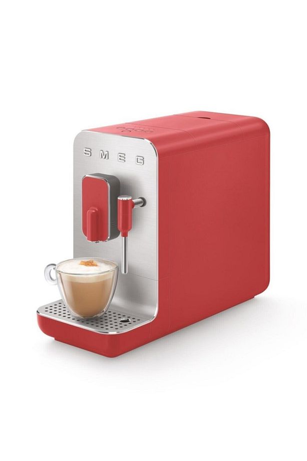 50's Style Bcc02 Espresso Otomatik Kahve Makinesi Mat Kırmızı - 5