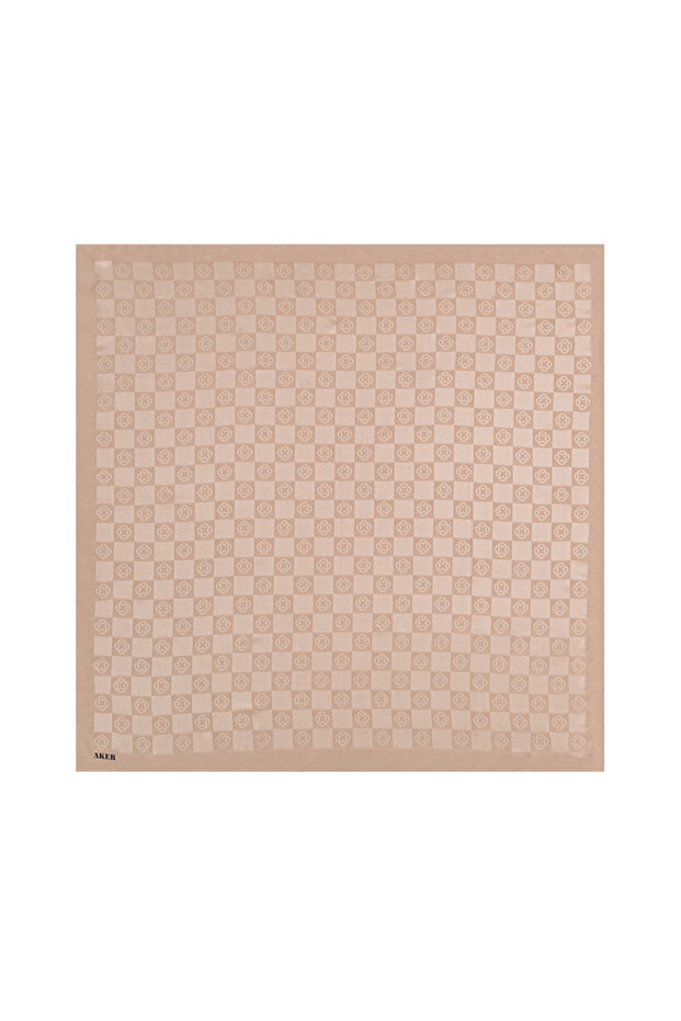 100x100 Dama Monogram Eşarp - 1