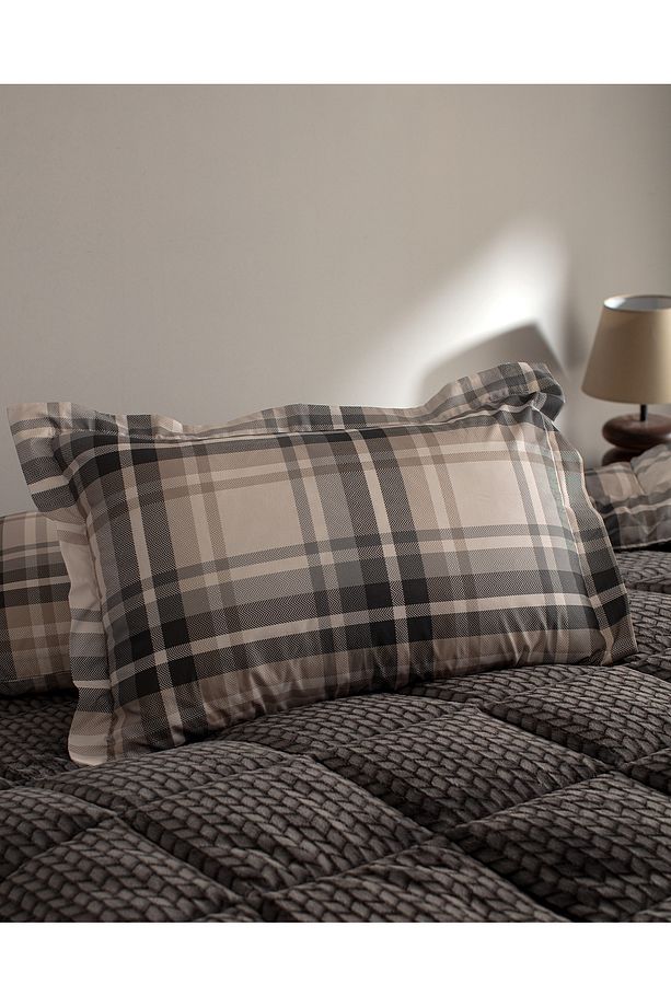 Beth Çift Kişilik Wellsoft Comforter Set - Antrasit - 5